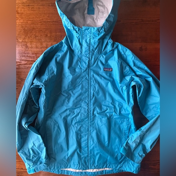 Patagonia Torrentshell Blue Rain Jacket Women’s XL - Picture 4 of 12